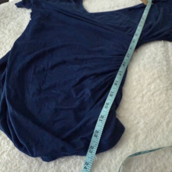 River & Sky Modal Tencel Chloe Top In Deep Blue, Size S - Picture 9 of 10
